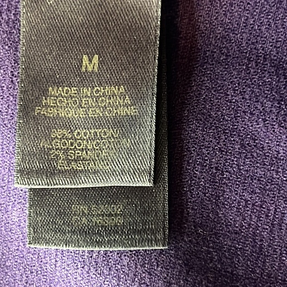 Liz Claiborne Womans Purple Corduroy Cotton Blend Blazer Jacket Size Medium - Picture 6 of 8